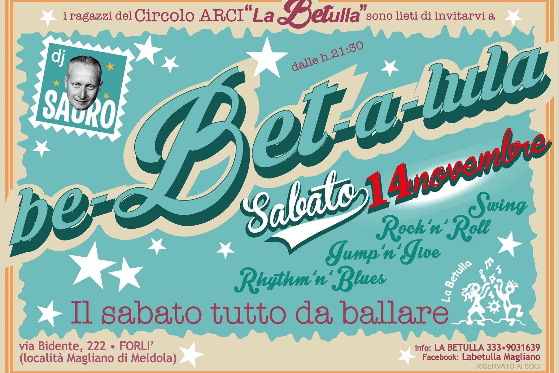 Be-BET-a-Lula • Il Sabato tutto da Ballare