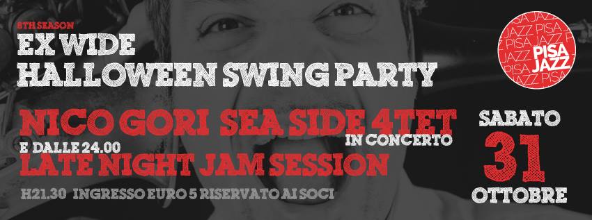 Halloween Swing Party con Nico Gori Sea Side 4Tet & Late Night jam