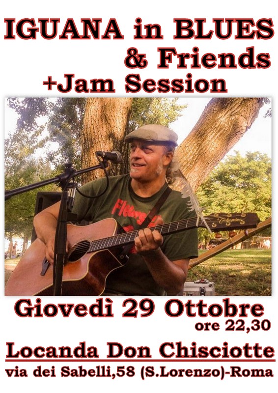 Iguana in Blues & Friends in concerto