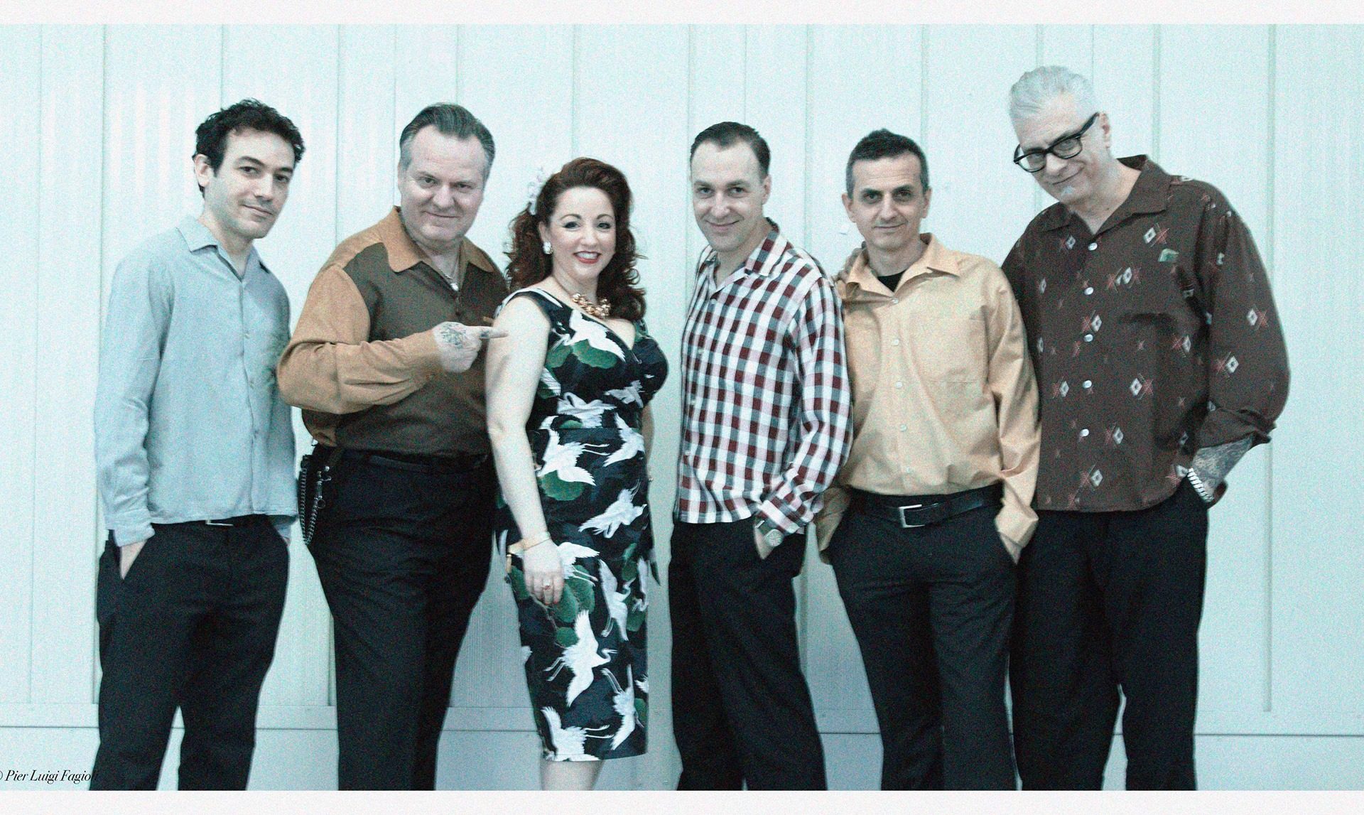 Laura B with Benny and the Cats