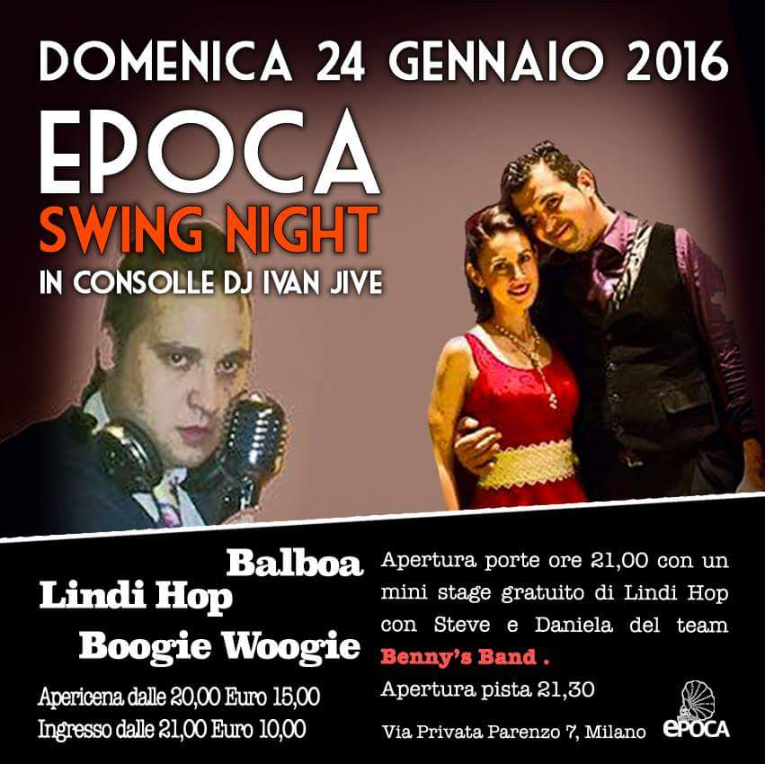 Epoca Swing Night