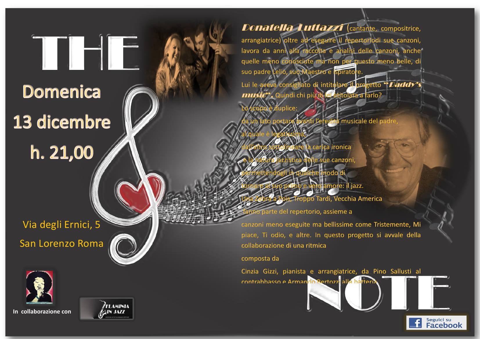 Serata dedicata a Lelio Luttazzi da sua figlia