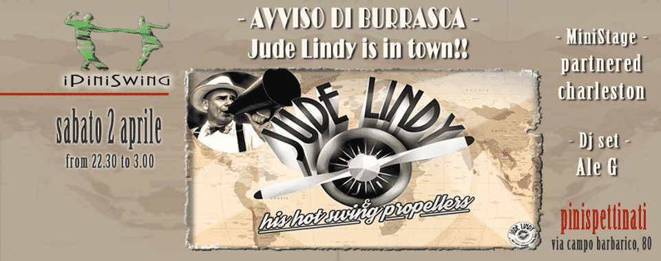 Avviso di Burrasca - Jude Lindy is in town!