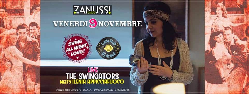 Swing All Night Long! Zanussi - Roma Venerdì 9 novembre 2018