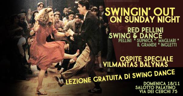 Swingin' Out On Sunday Night- Red Pellini Swing & Dance