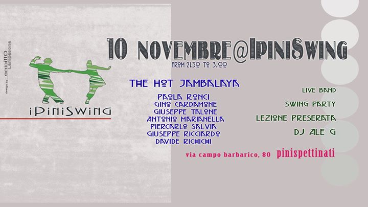 10 Novembre@iPiniSwing