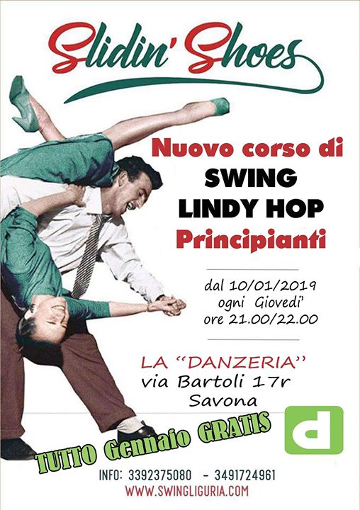 Nuovo Corso LINDY HOP Principianti Da La “Danzeria”