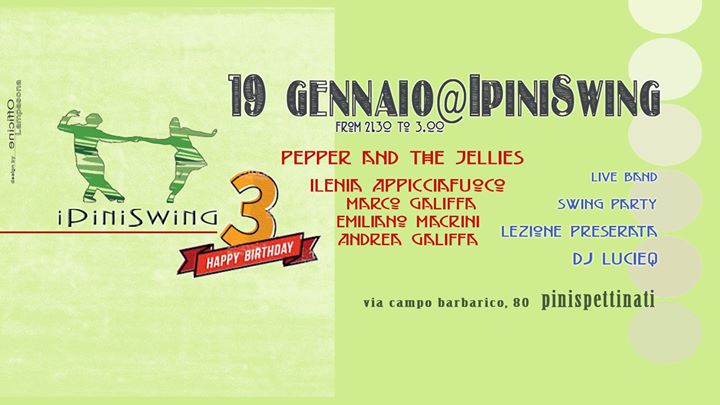 19 Gennaio@iPiniSwing