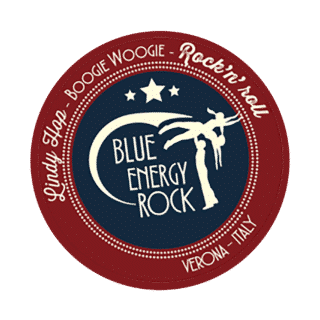 Logo della scuola di ballo Blue Energy Rock