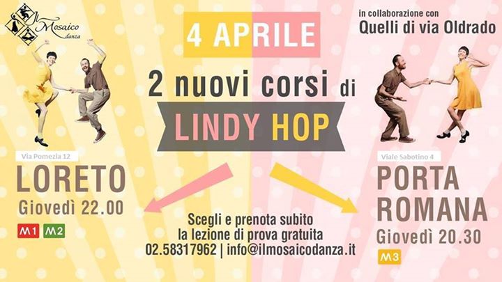 Nuovi Corsi Di Lindy Hop A Milano
