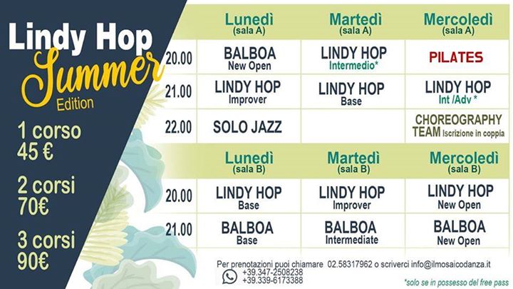 ★ Lindy Hop Summer Edition ★