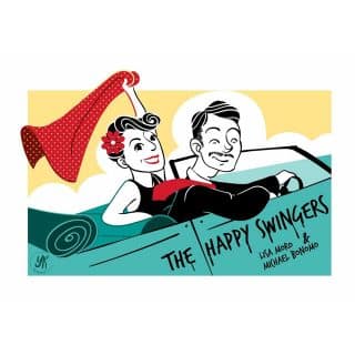 Logo della scuola di ballo The Happy Swingers