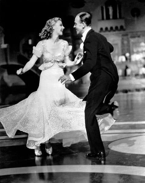 Ginger Rogers And Fred Astaire In Top Hat