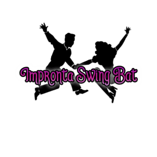 Logo della scuola di ballo Impronta Swing Bat