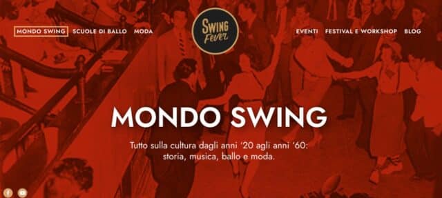 Swing Fever – Il sito – Edizione 2020