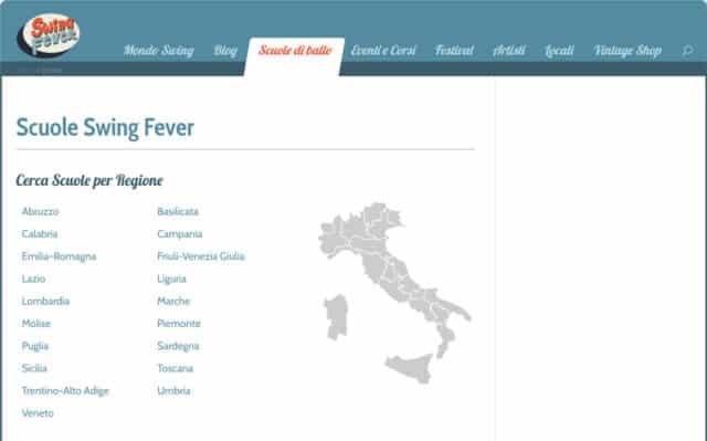 Swing Fever – Pagina Scuole di ballo – Edizione 2019