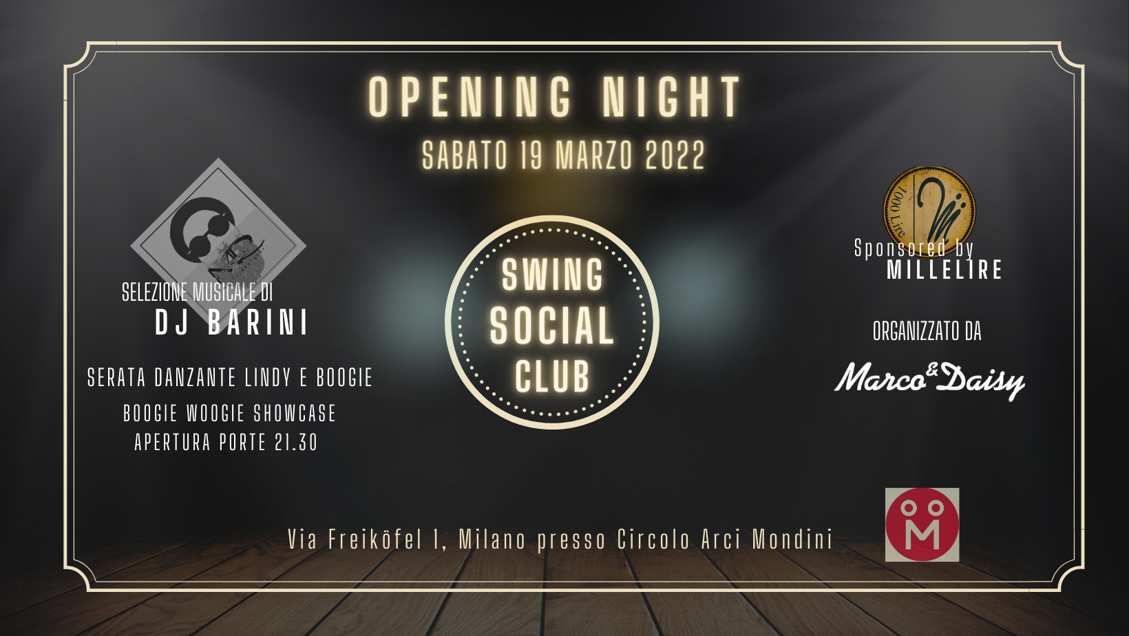 Opening Night Swing Social Club