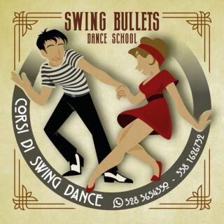 Logo della scuola di ballo Swing Bullets