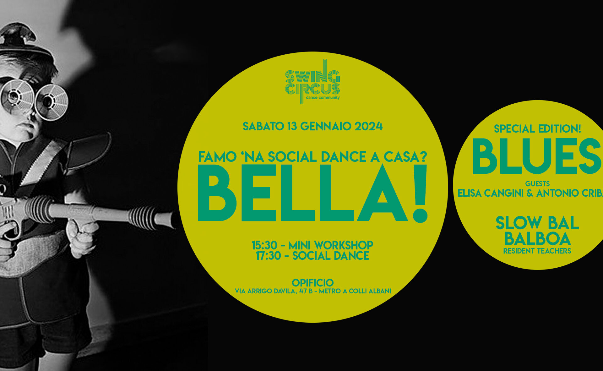 Bella! La Famo 'na Social Dance A Casa? Special Blues Ed.